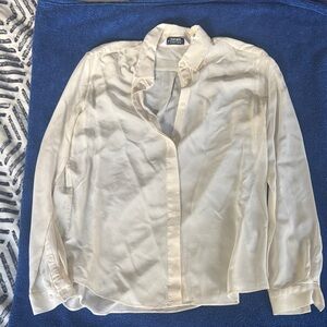 Cream Button-Up Shirt